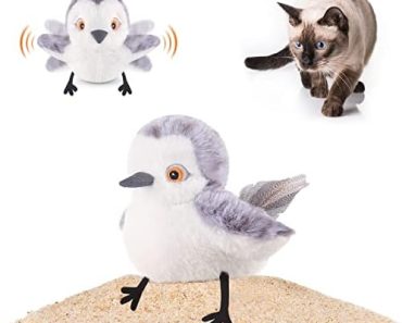 Potaroma Cat Toys Flapping Bird (No Flying), Lifelike Sandpi…