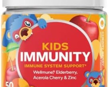 OLLY Kids Immunity Gummy, Immune Support, Wellmune, Elderber…