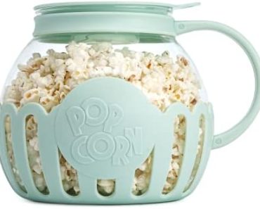 Ecolution Patented Micro-Pop Microwave Popcorn Popper with T…