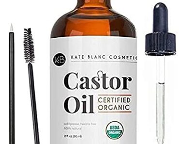 Kate Blanc Cosmetics Castor Oil (2oz), USDA Certified Organi…