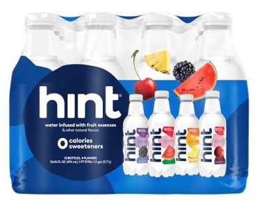 Hint Water Best Sellers Pack (Pack of 12), 16 Ounce Bottles,…