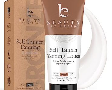 Beauty by Earth Self Tanner – Self Tanning Lotion for Body, …