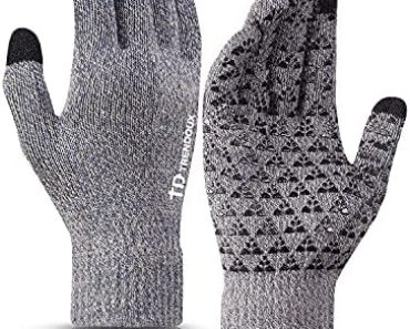 TRENDOUX Winter Gloves for Men Women – Upgraded Touch Screen…