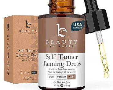 Self Tanning Drops – Face Tanner Drops Ultra Dark – Bronzer …