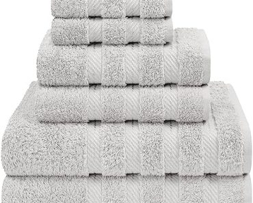 American Soft Linen Luxury 6 Piece Towel Set, 2 Bath Towels …