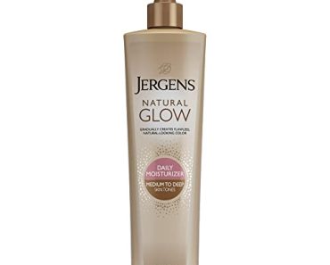 Jergens Natural Glow 3-Day Self Tanner for Medium to Deep Sk…