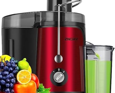 Juicer Machine, 600W Juicer with 3.5” Wide Chute for Whole F…
